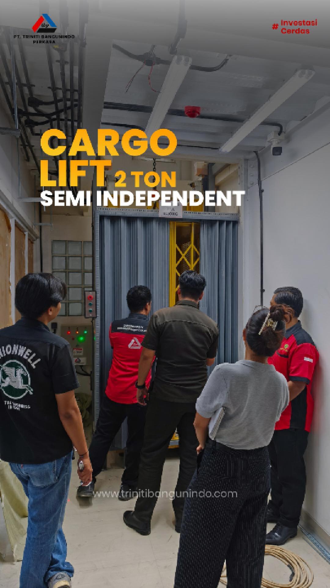 Lift Barang Triniti Kapasitas 2 Ton di Tangerang