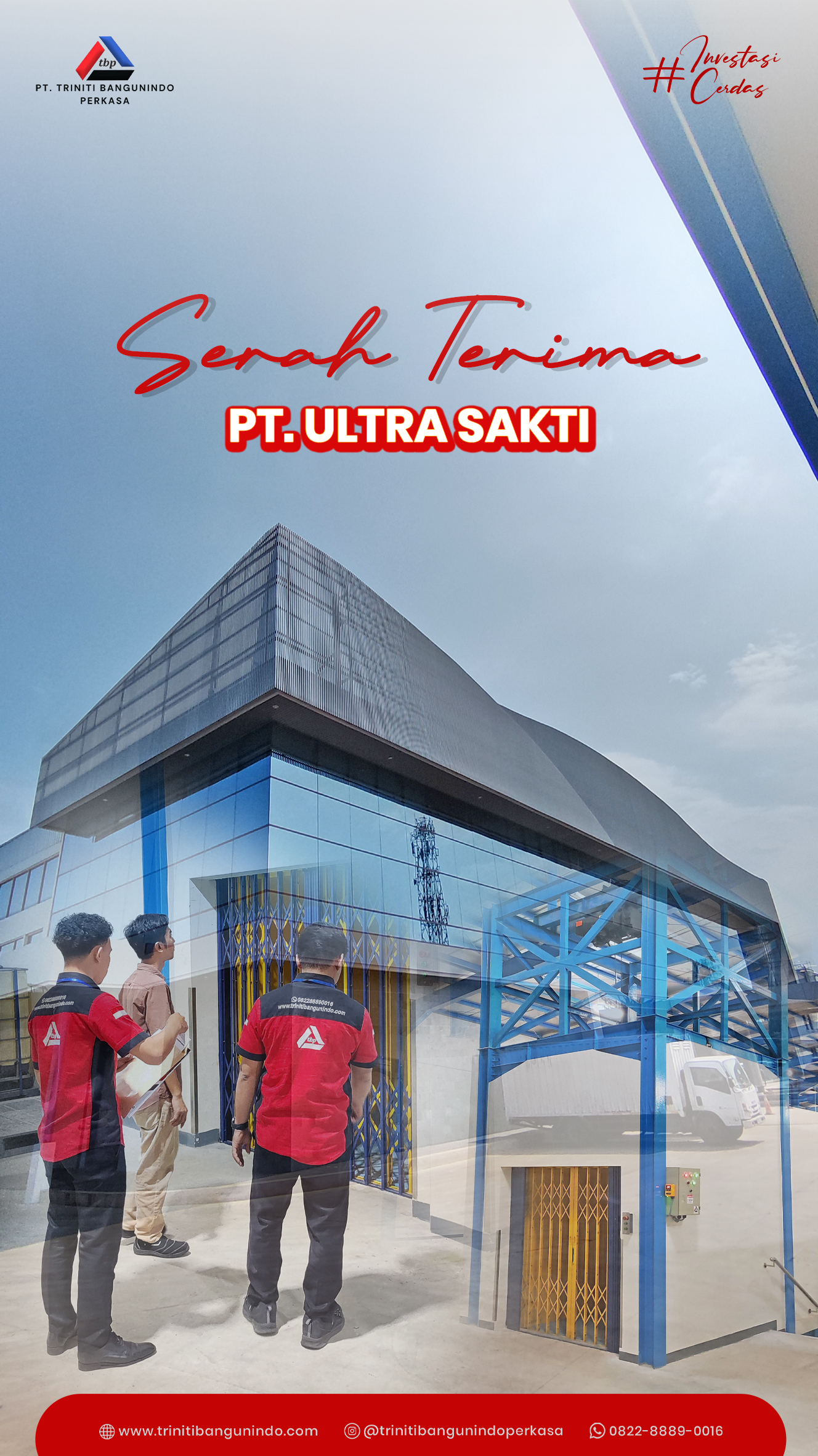 Lift Barang Triniti Kapasitas 3 Ton di Bekasi